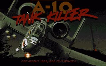 A-10 Tank Killer_Disk1 screen shot title